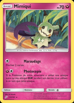 Carte Pokémon: Mimiqui