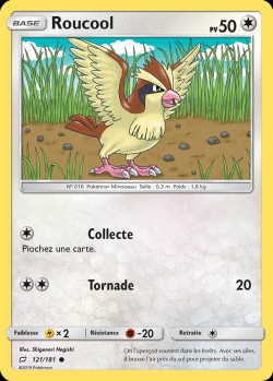 Carte Pokémon: Roucool