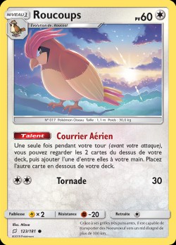 Carte Pokémon: Roucoups