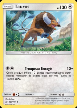 Carte Pokémon: Tauros