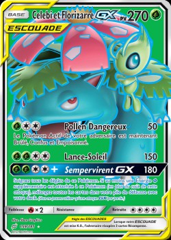 Carte Pokémon: Celebi et Florizarre GX