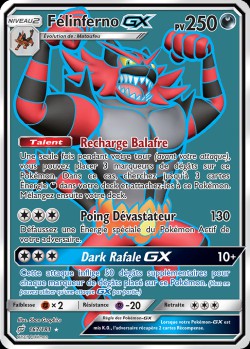 Carte Pokémon: Félinferno GX