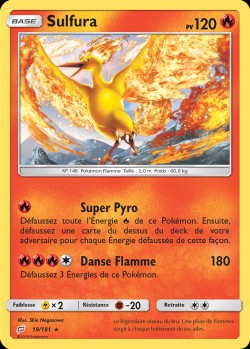 Carte Pokémon: Sulfura