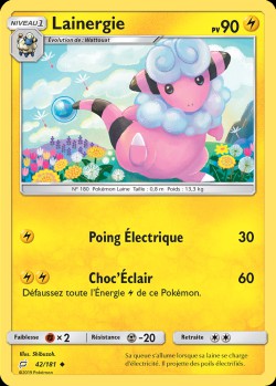 Carte Pokémon: Lainergie