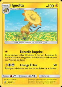 Carte Pokémon: Iguolta