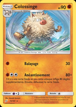 Carte Pokémon: Colossinge