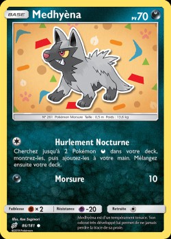 Carte Pokémon: Medhyèna