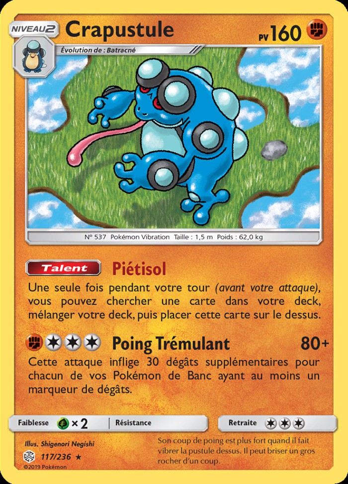 Carte Pokémon: Crapustule