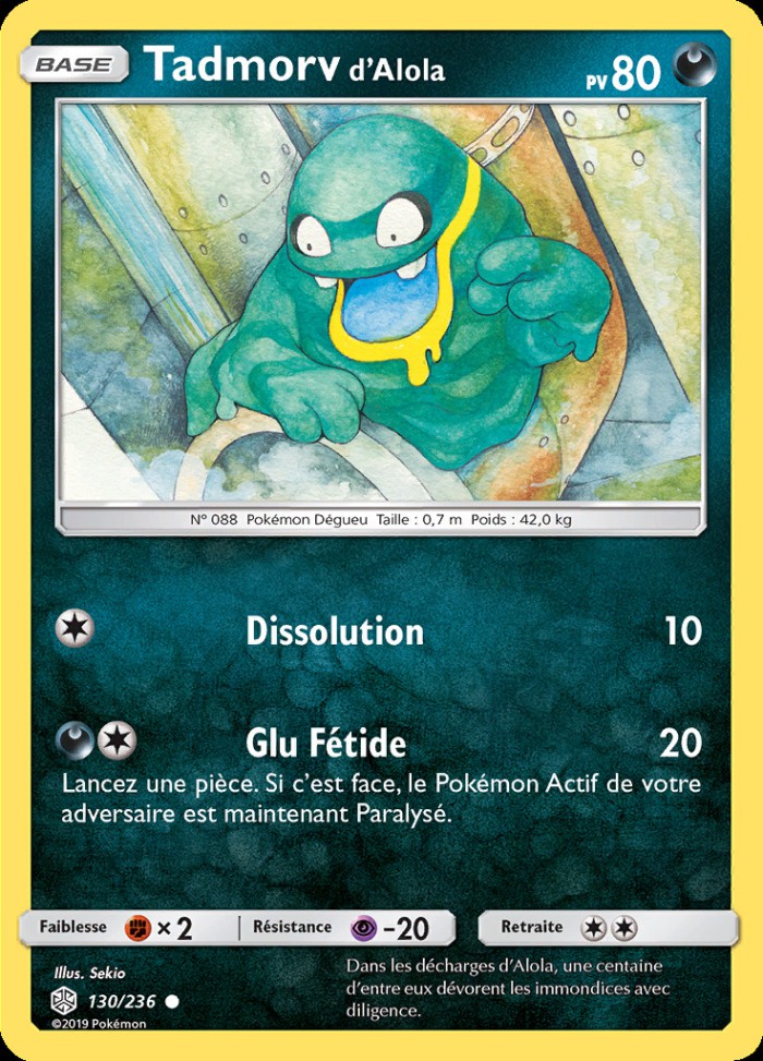 Carte Pokémon: Tadmorv d'Alola