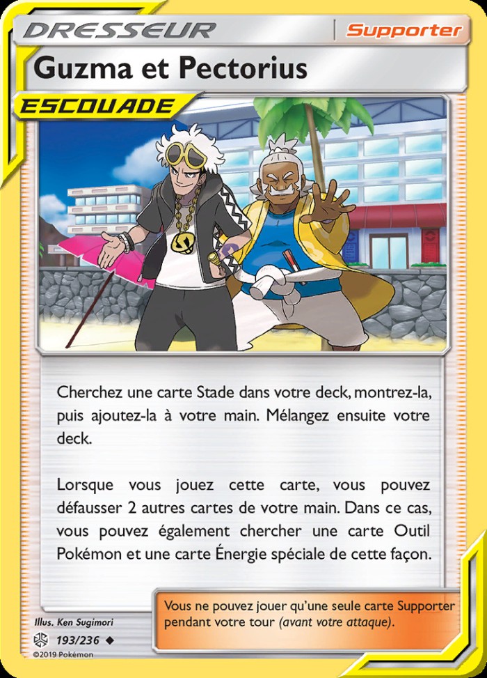 Carte Pokémon: Guzma et Pectorius