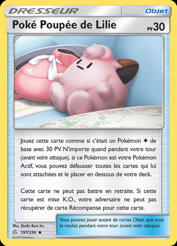 Carte Pokémon: Poké Poupée de Lilie