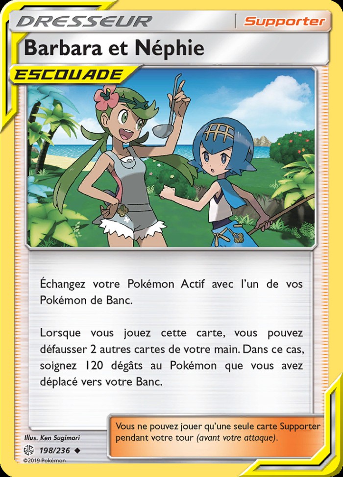 Carte Pokémon: Barbara et Néphie