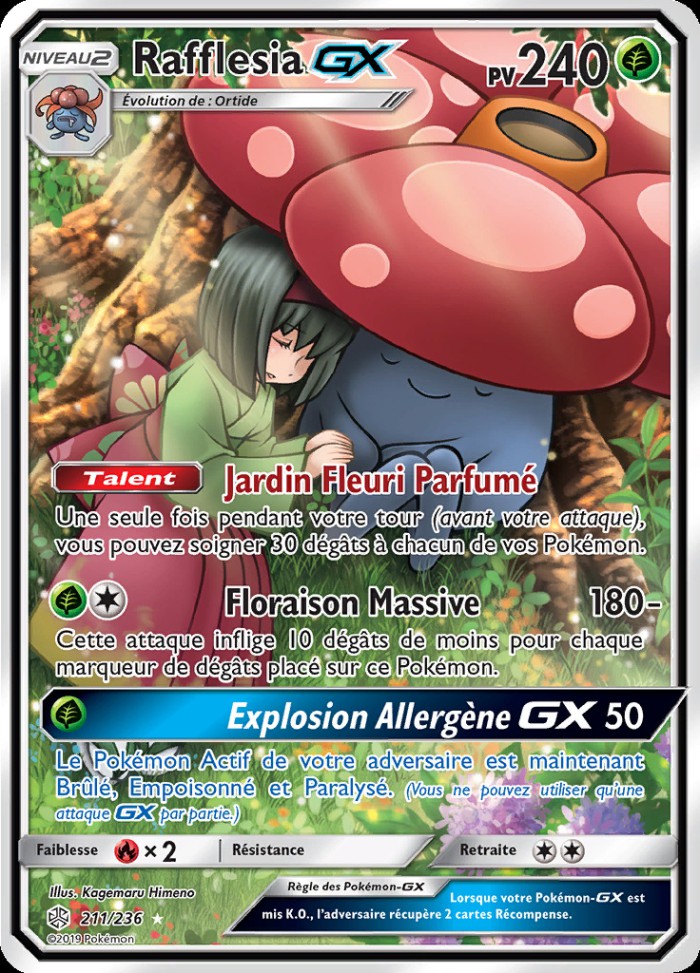 Carte Pokémon: Rafflesia GX