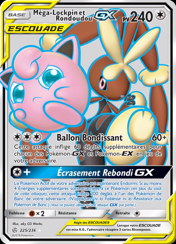 Carte Pokémon: Méga-Lockpin et Rondoudou GX