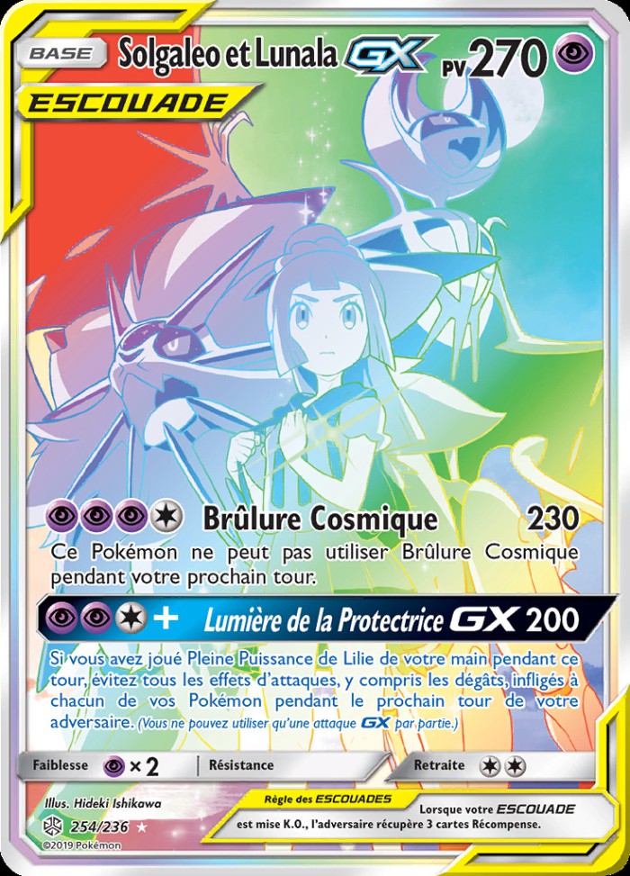 Carte Pokémon: Solgaleo et Lunala GX