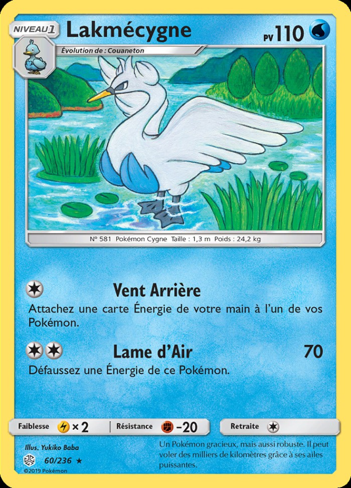 Carte Pokémon: Lakmécygne