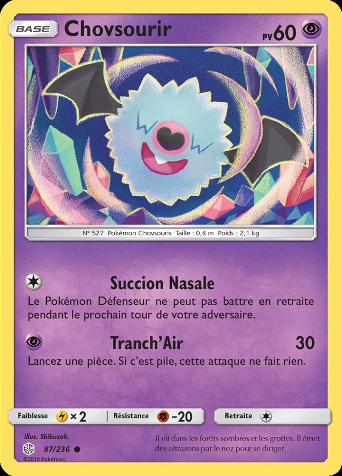 Carte Pokémon: Chovsourir