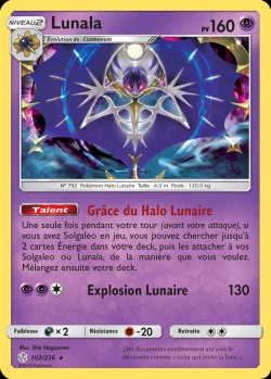 Carte Pokémon: Lunala