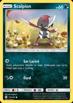 Carte Pokémon: Scalpion