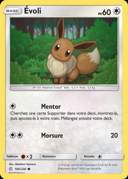 Carte Pokémon: Évoli