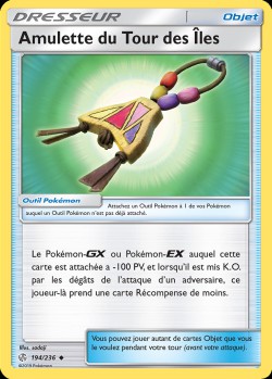 Carte Pokémon: Amulette du Tour des Îles