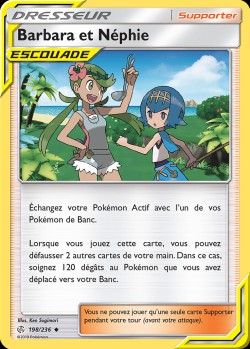 Carte Pokémon: Barbara et Néphie