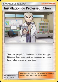 Carte Pokémon: Installation du Professeur Chen