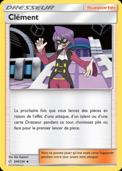 Carte Pokémon: Clément