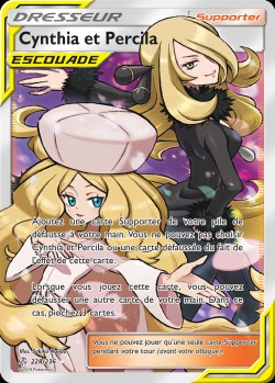 Carte Pokémon: Cynthia et Percila