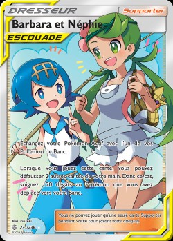 Carte Pokémon: Barbara et Néphie