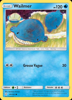 Carte Pokémon: Wailmer