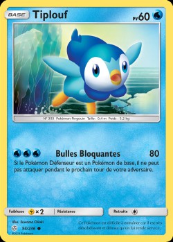 Carte Pokémon: Tiplouf