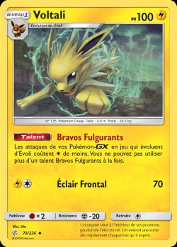 Carte Pokémon: Voltali