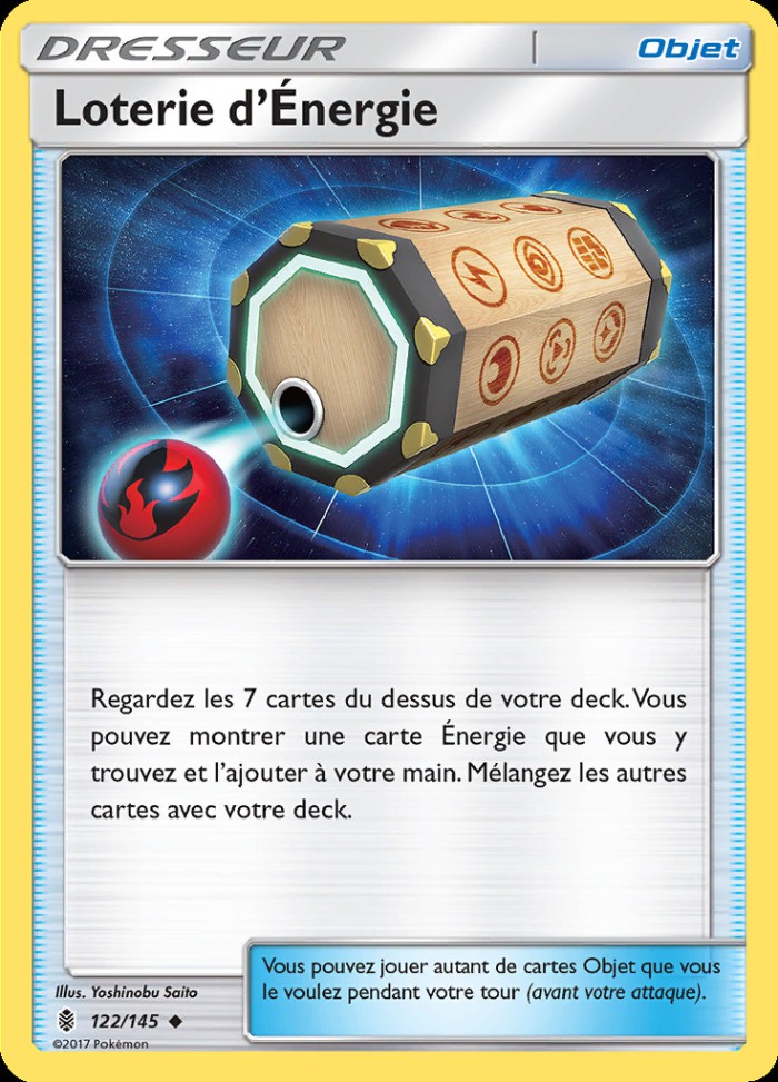 Carte Pokémon: Loterie d'Énergie