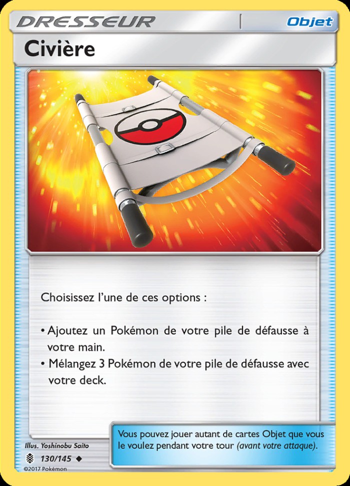 Carte Pokémon: Civière