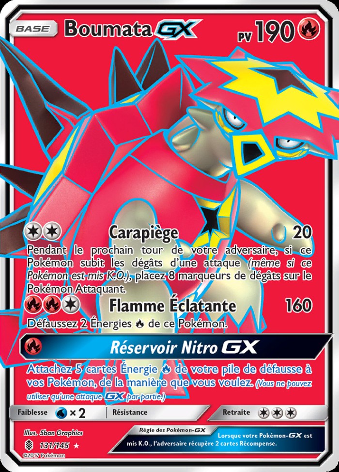 Carte Pokémon: Boumata GX