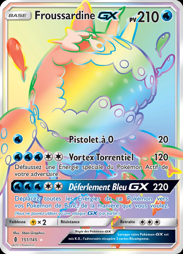 Carte Pokémon: Froussardine GX