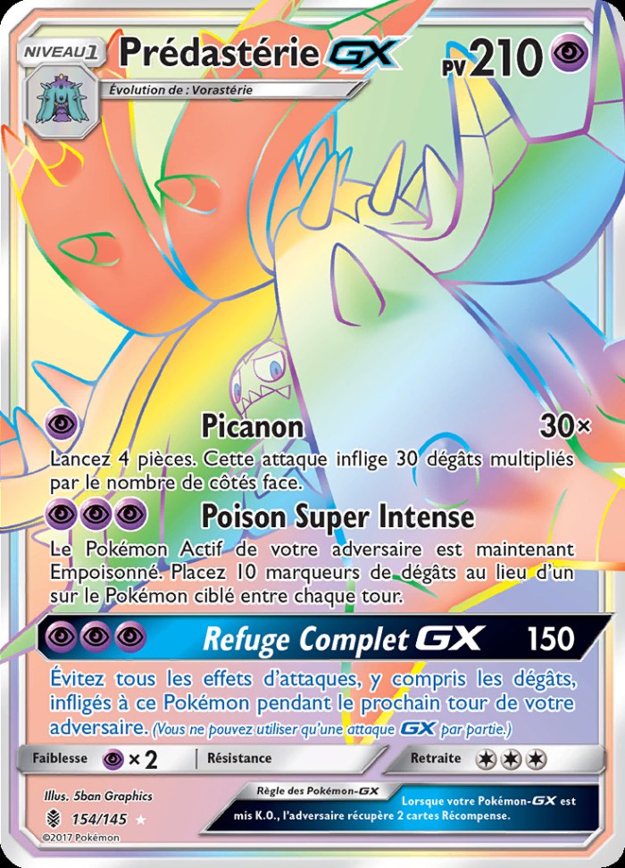 Carte Pokémon: Prédastérie GX