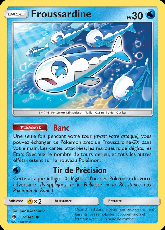 Carte Pokémon: Froussardine