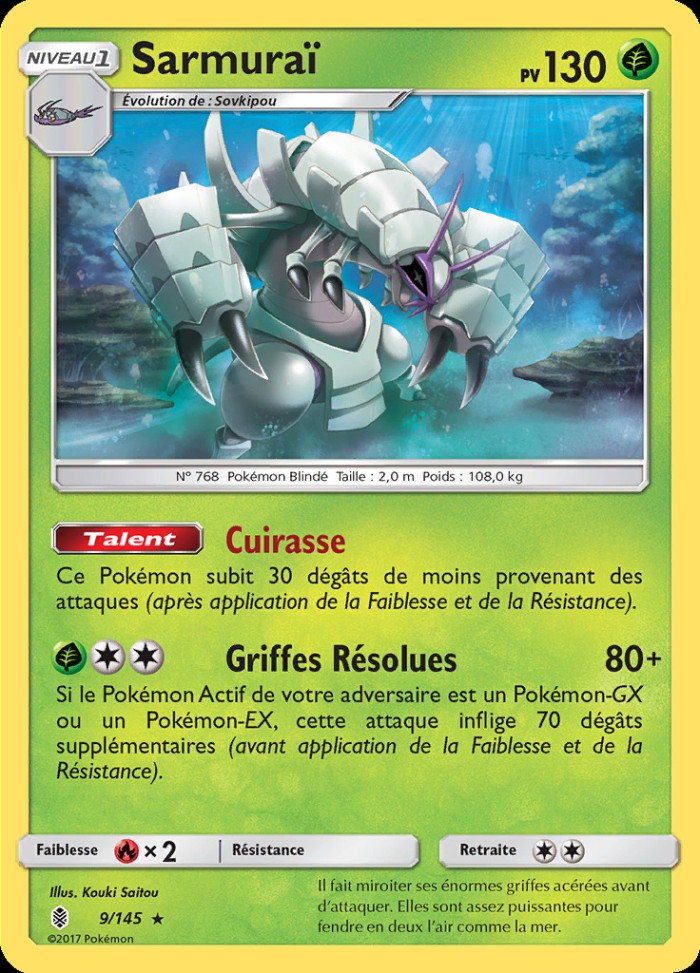 Carte Pokémon: Sarmuraï