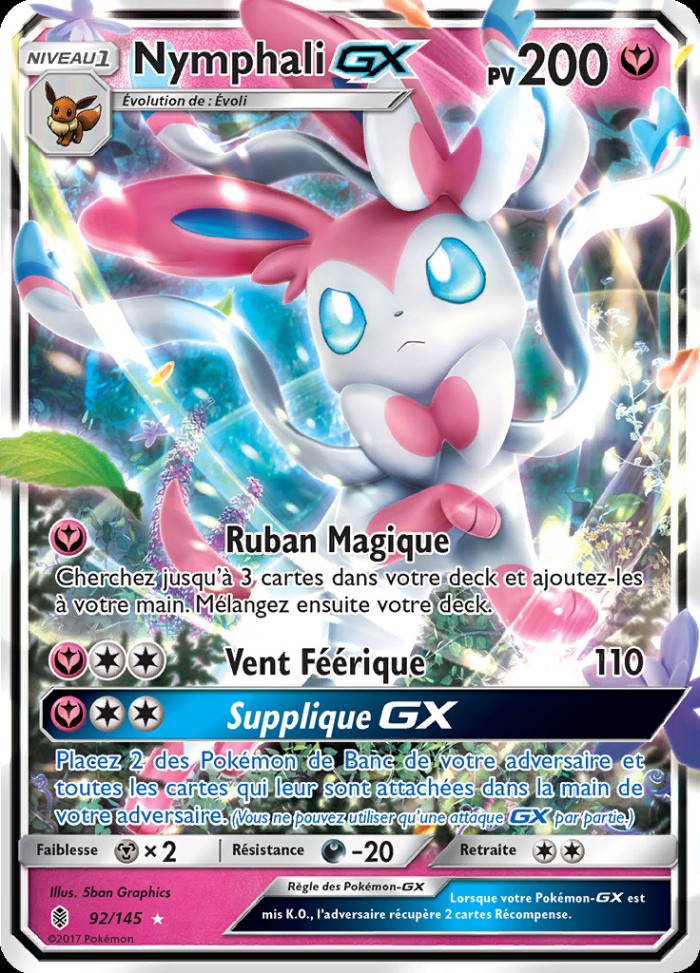 Carte Pokémon: Nymphali GX