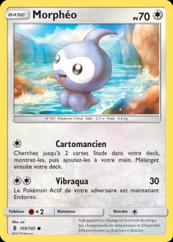 Carte Pokémon: Morphéo