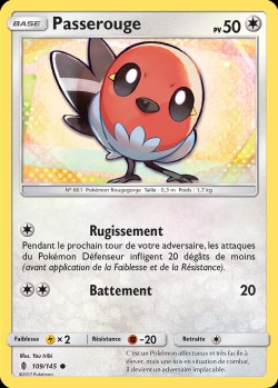 Carte Pokémon: Passerouge