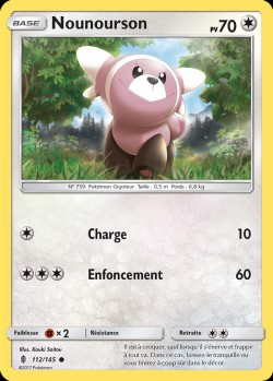 Carte Pokémon: Nounourson