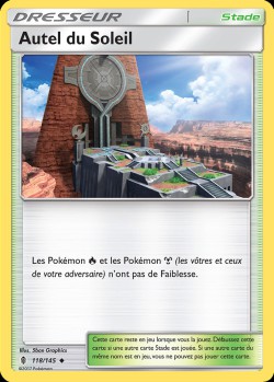 Carte Pokémon: Autel du Soleil