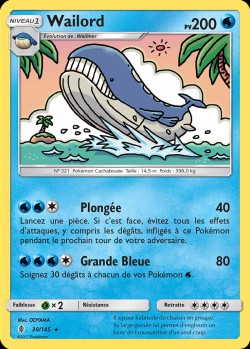 Carte Pokémon: Wailord