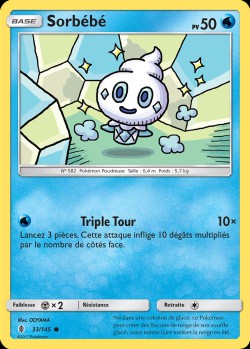 Carte Pokémon: Sorbébé