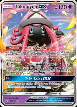 Carte Pokémon: Tokopiyon GX