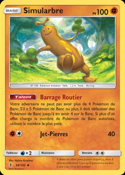 Carte Pokémon: Simularbre