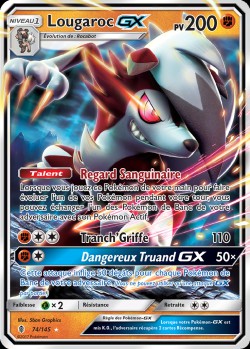 Carte Pokémon: Lougaroc GX